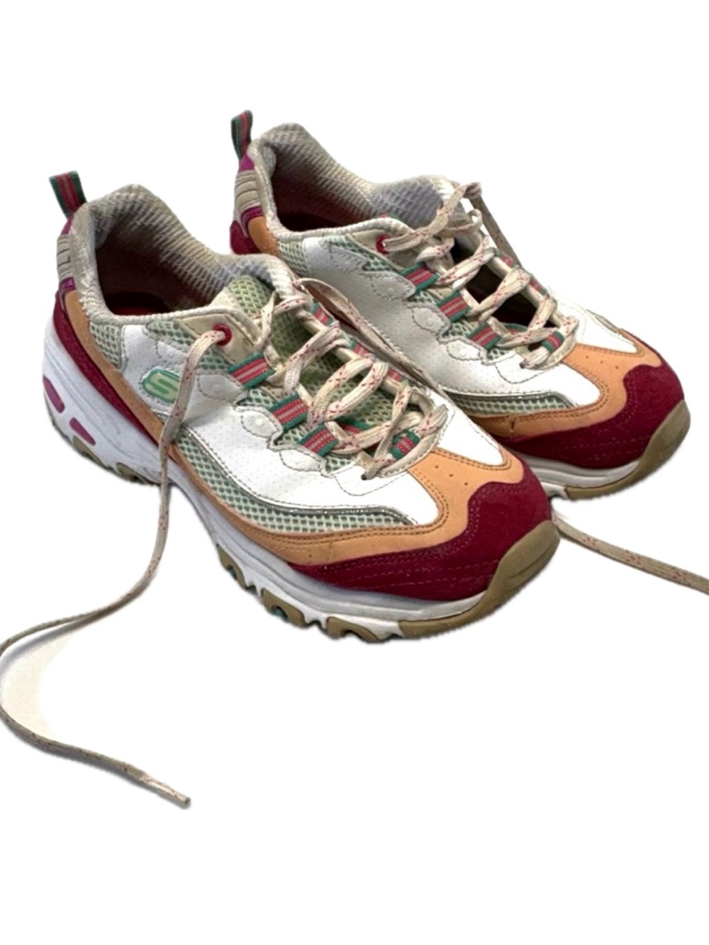 Skechers D'Lites Second Chance Chunky Sneakers Multi-Color Size 7.5